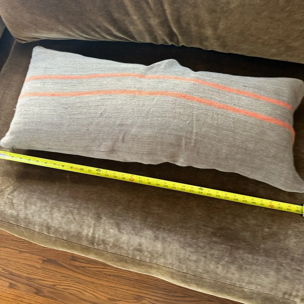 Restoration Hardware French Flour Sack Large Lumbar Pillow